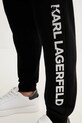 Karl Lagerfeld spodnie dresowe bawełniane czarny 554917.705401