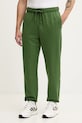 New Balance spodnie dresowe bawełniane bawełna zielony MP41508DAE