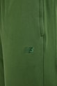New Balance spodnie dresowe bawełniane zielony MP41508DAE