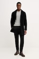 Joop! spodnie z dodatkiem wełny 30048565 czarny AW25