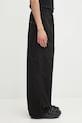 Y-3 spodnie Twill Cargo czarny JW4621