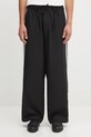 Y-3 spodnie 3-Stripes JW7353 czarny AW25