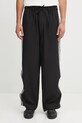 Y-3 spodnie 3-Stripes czarny JW7353