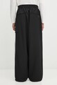 Odzież Y-3 spodnie z wełną Refined Wool JX7275 czarny
