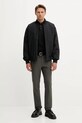 Calvin Klein spodnie LV04LD613G szary AW25