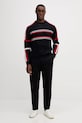 Armani Exchange spodnie wełniane XM001856.AF16644 granatowy AW25