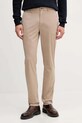 Tommy Hilfiger spodnie z elastanem beżowy MW0MW25964