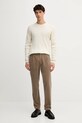 Tommy Hilfiger spodnie sztruksowe MW0MW40334 beżowy AW25