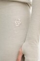 BOSS legginsy z dodatkiem wełny zielony 50544376