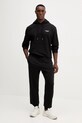 Хлопковые спортивные штаны Calvin Klein Jeans LV04RD241G чёрный AW25