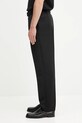 MM6 Maison Margiela spodnie z wełną SH2KA0042.M35612.900 czarny AW25