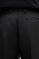 MM6 Maison Margiela spodnie z wełną SH2KA0042.M35612.900 czarny