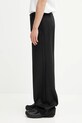 MM6 Maison Margiela spodnie z wełną SH0KA0047.S47848.900 czarny AW25