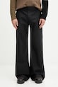 MM6 Maison Margiela pantaloni drept negru SH0KA0054.M35433.900