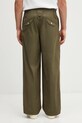 Odzież Kenzo spodnie bawełniane Weave Double Knee Pant FF65PA2469HD zielony