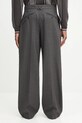Odzież Kenzo spodnie wełniane Weave Straight Tailored FF65PA3689ID szary