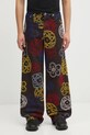Bavlněné kalhoty Kenzo Futura Turn Up Wide Fit bavlna hnědá FF65PA3839G2