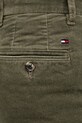 Menčestrové nohavice Tommy Hilfiger zelená MW0MW40267
