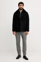 Tommy Hilfiger spodnie z dodatkiem wełny MW0MW41340 szary AW25