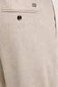 Tommy Hilfiger spodnie z dodatkiem wełny beżowy MW0MW41341