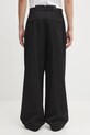 Odzież VETEMENTS spodnie wełniane Cut Baggy Tailored UH76TP350B czarny