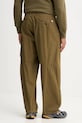 Odzież C.P. Company spodnie bawełniane 19CMPA065A110324G zielony