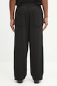 Odzież Helmut Lang spodnie dresowe bawełniane P02HM203 czarny