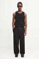 Bavlněné tepláky Helmut Lang P02HM203 černá