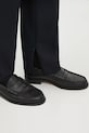 Filling Pieces pantaloni in misto lana Coach Twill Wool blu navy 422550500247
