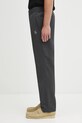 Kalhoty s vlnou Filling Pieces Coach Twill Wool 422550500247 šedá AW25