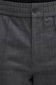 Kalhoty s vlnou Filling Pieces Coach Twill Wool šedá 422550500247