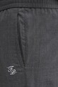Kalhoty s vlnou Filling Pieces Coach Twill Wool 422550500247 šedá