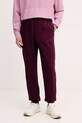 Calvin Klein Jeans spodnie dresowe aplikacja fioletowy LV04RD252G