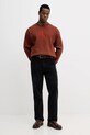 Calvin Klein Jeans spodnie sztruksowe LV04RD605G czarny AW25