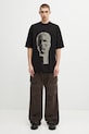 Бавовняні штани Rick Owens DRKSHDW Stefan Cargo коричневий DU02E7368.TW