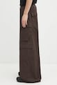 Rick Owens DRKSHDW spodnie Double Cargo Jumbo Belas DU02E7398.TW brązowy AW25