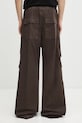 Odzież Rick Owens DRKSHDW spodnie Double Cargo Jumbo Belas DU02E7398.TW brązowy