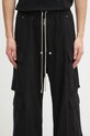 Rick Owens DRKSHDW spodnie bawełniane Double Cargo Jumbo Belas czarny DU02E7398.CFL