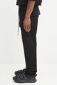 Rick Owens DRKSHDW spodnie bawełniane Creatch Cargo Drawstring DU02E7376.RIG czarny AW25