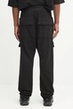 Abbigliamento Rick Owens DRKSHDW pantaloni in cotone Creatch Cargo Drawstring DU02E7376.RIG nero