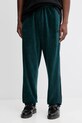 adidas Originals spodnie dresowe welurowe Sst Tp dzianina zielony JX1551