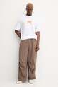 adidas Originals spodnie Ess Parachute JW1087 brązowy AW25