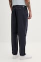 Odzież Fred Perry spodnie bawełniane T9130 granatowy