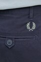 Fred Perry spodnie bawełniane granatowy T9130