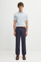 Fred Perry spodnie bawełniane T9130 granatowy