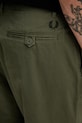 Fred Perry spodnie bawełniane zielony T9130