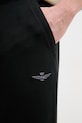 Aeronautica Militare spodnie dresowe czarny PF0872UF00459