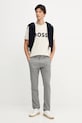 BOSS Orange nadrág 50547722 szürke AW25