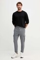 BOSS Orange pantaloni de trening din bumbac 50542917 gri AW25