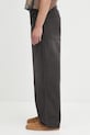 Visvim pantaloni de bumbac fluxus 01 ex wide 125105008001 maro AW25